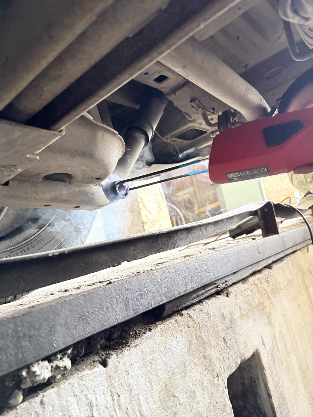 IDTools Inductor kit being used under a vehicle